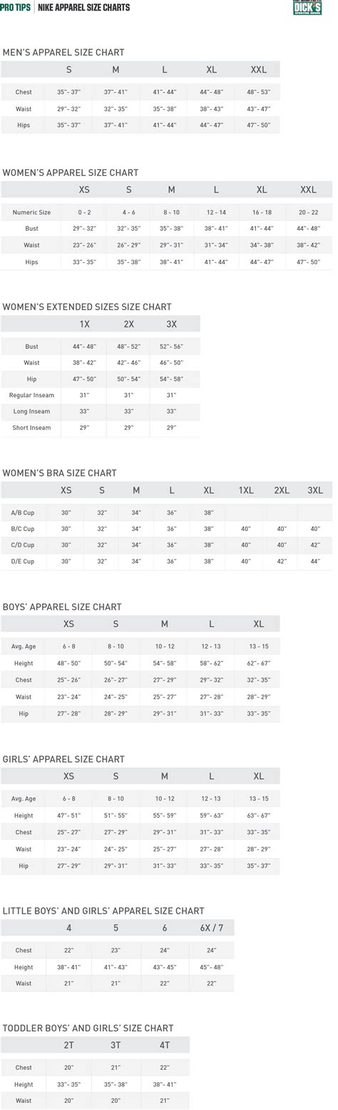 nike größentabelle herren shirts|nike men's size chart.